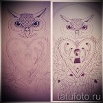 bagoly tetoválás vázlata lányoknak 27