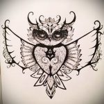 bagoly tetoválás vázlat lányoknak 32