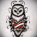 bagoly tetoválás vázlat lányoknak 36