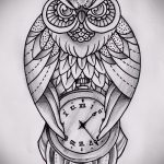 bagoly tetoválás vázlata lányoknak 39