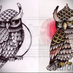 bagoly tetoválás amerikai vázlatok 3
