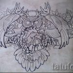 bagoly tetoválás amerikai vázlatok 7