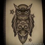 bagoly tetoválás amerikai vázlatok 9