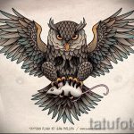 bagoly tetoválás amerikai vázlatok 11