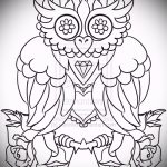 bagoly tetoválás amerikai vázlatok 14