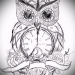 bagoly tetoválás minták férfiaknak 2