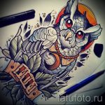 bagoly tetoválás vázlatvázlata 14