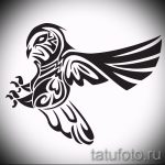 kis bagoly tetoválás vázlata 2