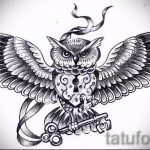 bagoly tetoválás a hátán 3