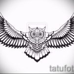 bagoly tetoválás a nyakon 1