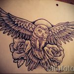 bagoly tetoválás a nyakán 2