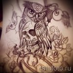 bagoly tetoválás a nyakán 5
