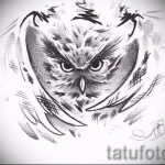 bagoly tetoválás a 10 lábán