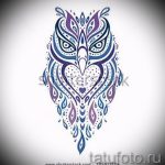 bagoly tetoválás minták az alkaron 2