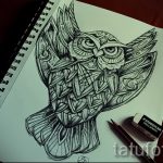 bagoly tetoválás minták az alkaron 3