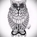 bagoly tetoválás minták az alkaron 4