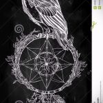 hibou et Dreamcatcher tattoage croquis 3
