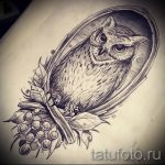 bagoly tetoválás vázlat lányoknak 6
