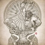 fotó vázlatok tetoválás swarog kelt 2017.11.03. №009 - vázlatok tetoválás swarog -