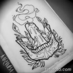 vázlat tetováló gyertya opció 12.08.2019 №002 - vázlat tetováló gyertya -