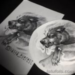 снимка Скици на татуировка на прасе (глиган) от 26.09.2017 г. №021 - Скици на прасе -