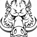 снимка Скици на татуировка на прасе (глиган) от 26.09.2017 г. №036 - Скици на прасе -