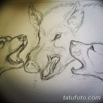 снимка Скици на татуировка на прасе (глиган) от 26.09.2017 г. No 054 - Скици на прасе -