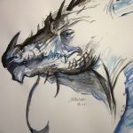 снимка Скици на татуировка на прасе (глиган) от 26.09.2017 г. №062 - Скици на прасе -