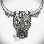 Cool Taurus Sattoch Sketch - Cool Taurus Tattoo Idea