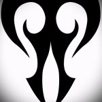 Интересна скица за татуировка със снимка на Телец - стилна идея за татуировка Телец