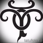 Достоен скица за татуировка с рисунка на теле - интересна идея за татуиране на теле