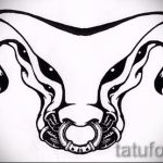 Готина скица за татуировка със снимка на теле - интересна идея за татуировка на теле