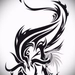 Интересна скица за татуировка с рисунка на теле - готина идея за татуировка на теле