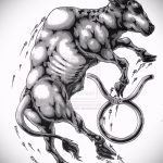 Готина скица за татуировка с рисунка на теле - интересна идея за татуировка на теле