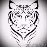 Eredeti tigris tetoválás vázlat (tigris tetoválás minták)