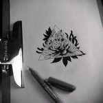 Vázlat egy tetováláshoz háromszöggel - érdekes lehetőség - tatufoto.ru - 31