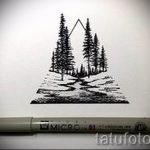 Vázlat egy tetováláshoz háromszöggel - érdekes lehetőség - tatufoto.ru - 25