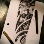 vázlat biomechanikai tetoválás 2019.11.28. №1070 -vázlatos biomechanikai tetoválás -