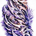 vázlat biomechanika tetoválás 2019.11.28. №1071 -vázlatos biomechanikai tetoválás -