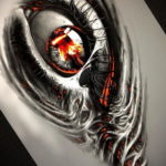 vázlat biomechanikai tetoválás 2019.11.28. №1053 -vázlatos biomechanikai tetoválás -