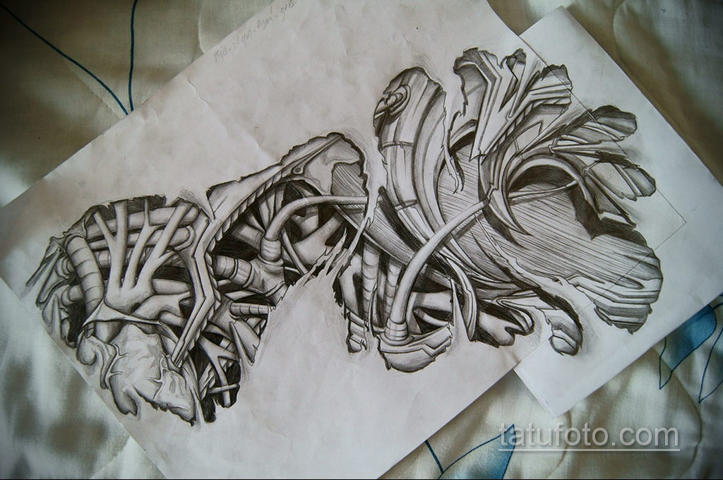 vázlat biomechanikai tetováláshoz a vállán 2019.11.28. 004 -tetoválás