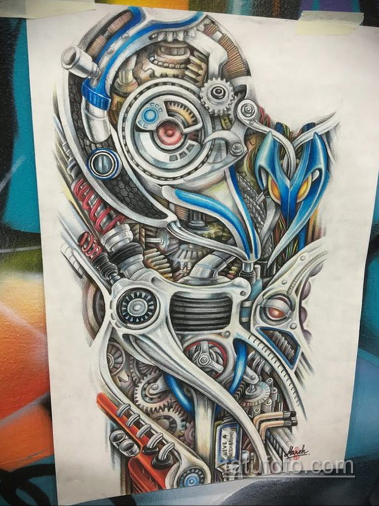 vázlat biomechanikai tetoválás 2019.11.28. №1036 -vázlatos biomechanikai tetoválás -