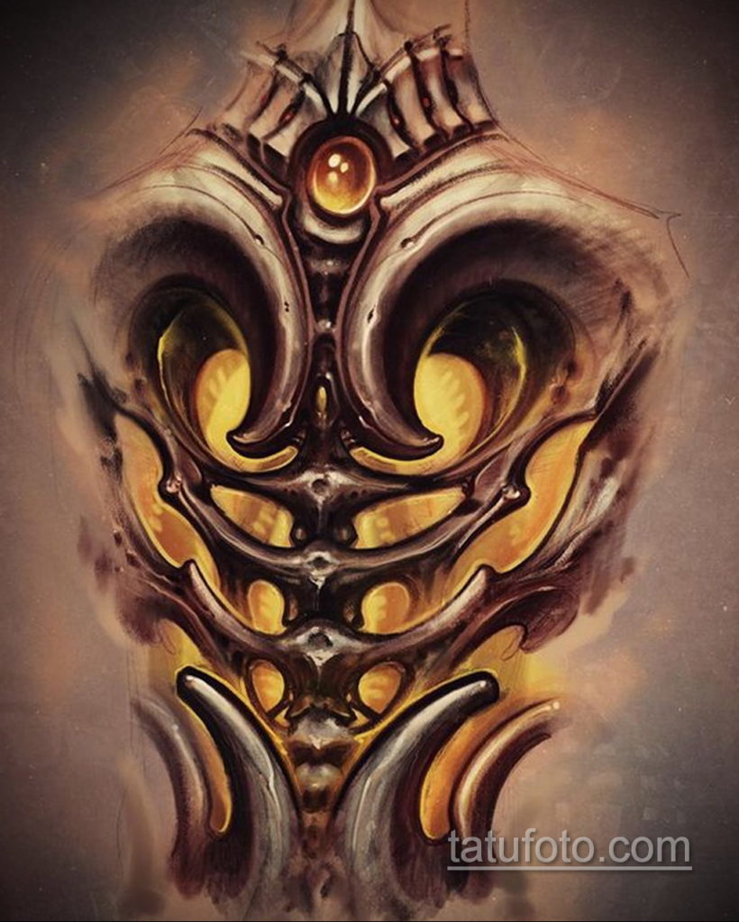 vázlat biomechanikai tetoválás 2019.11.28. №1023 -vázlatos biomechanikai tetoválás -