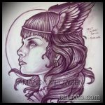 vázlat egy Valkyrie tetoválásról # 811 - egy rajz hűvös változata, amely sikeresen használható feldolgozásra és alkalmazásra, mint Valkyrie tetoválás a hátlapon