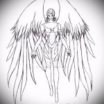 a 40 -es számú Valkyrie tetoválás vázlata a rajz méltó változata, amely sikeresen használható a Valkyrie karján lévő tetoválásként történő megváltoztatására és alkalmazására