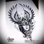 vázlat egy Valkyrie tetoválásról # 671 egy rajz méltó változata, amely könnyen használható felülvizsgálathoz és alkalmazható Valkyrie tetoválásként a vállán