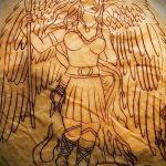 A Valkyrie tetoválóvázlat # 658 a minta érdekes változata, amely sikeresen használható a Valkyrie tetoválás átalakítására és felhelyezésére a hátlapon