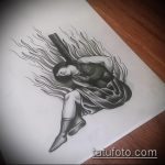 vázlat egy 693 -as boszorkány tetoválásról - a kép hűvös változata, amely sikeresen használható revízióhoz és rajzoláshoz boszorkánytetováló rajzfilmként