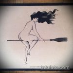 vázlat egy 271 -es boszorkány tetoválásról - a rajz hűvös változata, amely sikeresen használható a finomításhoz és a boszorkány tetoválásaként való alkalmazásához a karon