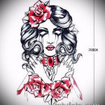 vázlat egy boszorkány tetoválásról № 399 - a kép érdekes változata, amely sikeresen használható átalakítására és alkalmazására tetováló boszorkány inkvizícióként